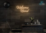 Welcome Home Neon Sign Warm-White
