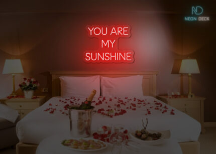 You are my Sunshine Neon SIgn Red
