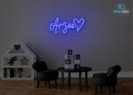 Arzoo Name Neon Sign Dark-Blue