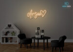 Arzoo Name Neon Sign Warm-White