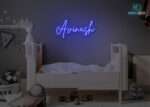 Avinash Name Neon Sign Dark-Blue