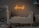 Avinash Name Neon Sign Orange