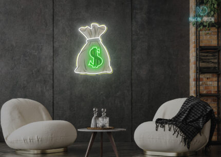 Cash Flow Neon Sign Multi