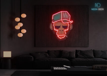 Chill Ape LED Neon Sign Red