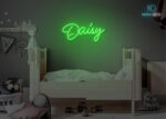 Daisy Name Neon Sign Green