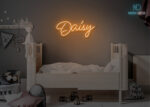Daisy Name Neon Sign Orange