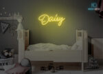 Daisy Name Neon Sign Yellow