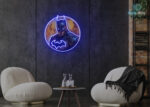 Dark Knight Emblem LED Neon Sign Dark-Blue