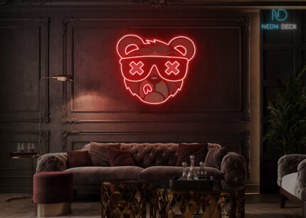 Dog LED Neon Sign Red