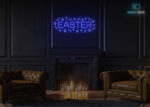 Easter Neon Sign Dark-Blue