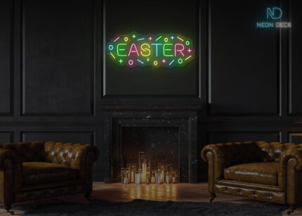 Easter Neon Sign Multi