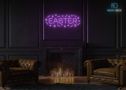Easter Neon Sign Purple