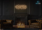 Easter Neon Sign Warm-White