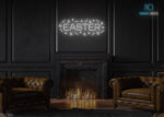 Easter Neon Sign White