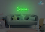 Emma Name Neon Sign Green