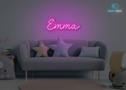 Emma Name Neon Sign Hot-Pink