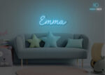 Emma Name Neon Sign Ice-Blue