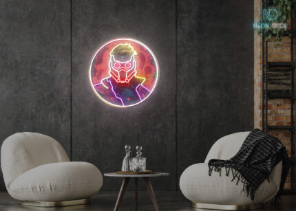 Galactic Outlaw Mask LED Neon Sign Multi