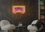Gaming Console Neon Sign Orange