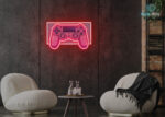 Gaming Console Neon Sign Red