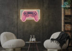 Gaming Console Neon Sign Warm-White