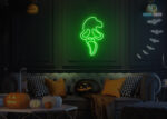 Ghost Face Neon Sign Green
