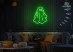Ghost Neon Sign Green