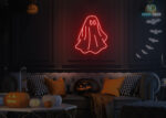 Ghost Neon Sign Red