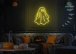 Ghost Neon Sign Yellow