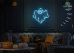 Ghost 👻 LED Neon Sign Ice-Blue
