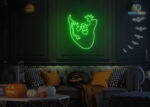 Ghost 👻 Neon Sign Green