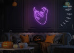 Ghost 👻 Neon Sign Purple