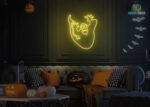 Ghost 👻 Neon Sign Yellow