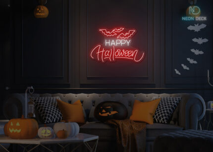 Happy Halloween LED Neon Sign Multi