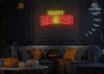 Happy Halloween Neon Sign Multi