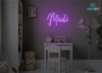 Madi Name Neon Sign Purple