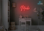 Madi Name Neon Sign Red