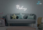 Nehay Name Neon Sign White