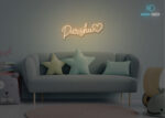 Parshu Name Neon Sign Warm-White