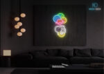 Planet Balloon Astronaut LED Neon Sign Multi