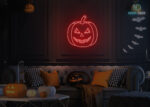 Pumpkin Neon Sign Red