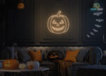 Pumpkin Neon Sign Warm-White