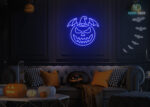 Pumpkin 🎃 Neon Sign Dark-Blue