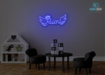 Ruchnl Name Neon Sign Dark-Blue
