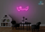 Ruchnl Name Neon Sign Hot-Pink