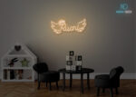 Ruchnl Name Neon Sign Warm-White
