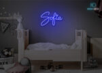 Sofia Name Neon Sign Dark-Blue