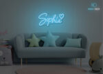 Sophia Neon Sign Ice-Blue