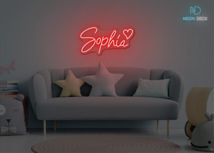 Sophia Neon Sign Red