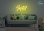 Sophia Neon Sign Yellow